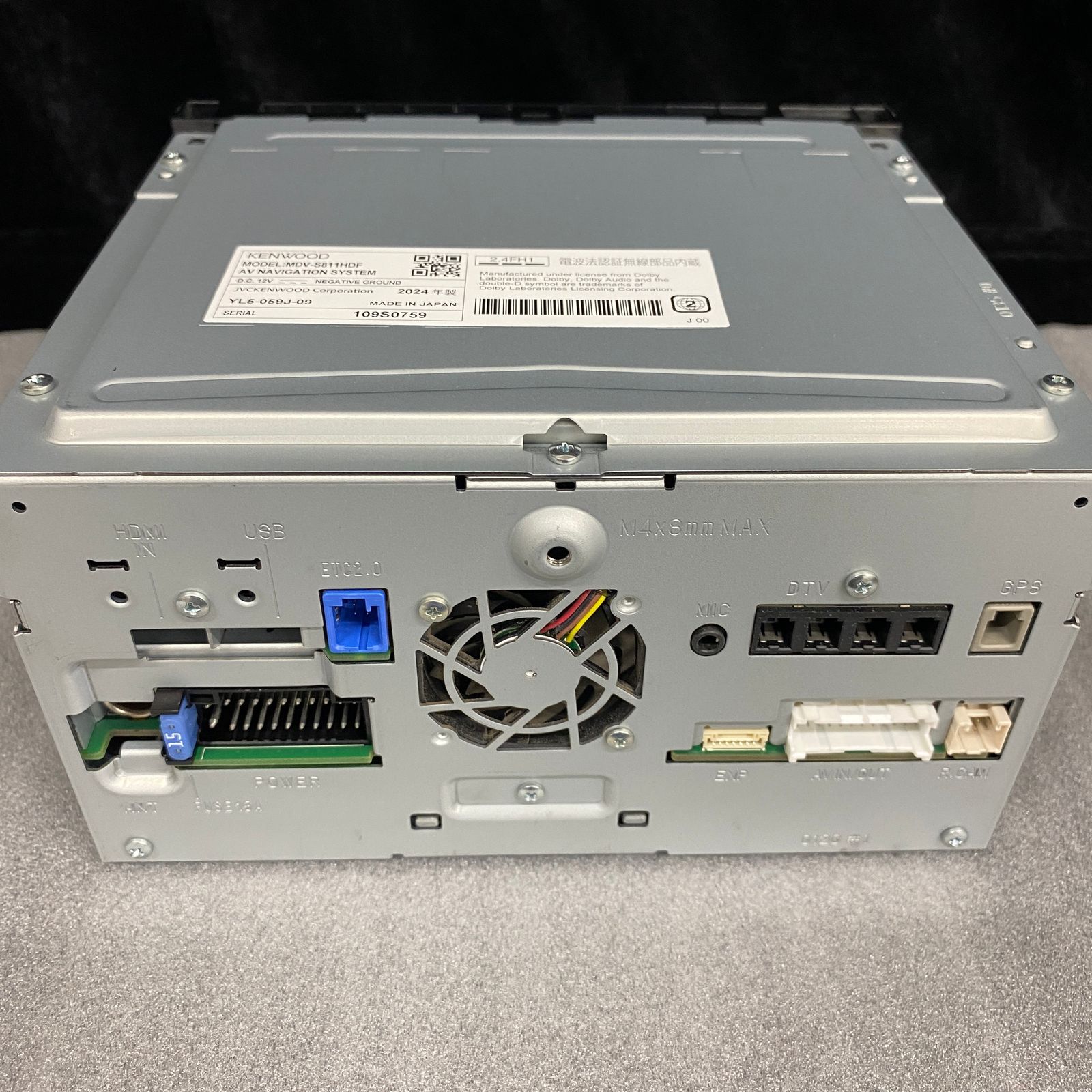 KENWOOD 彩速ナビ TYPE S MDV-S811HDF 8V型フローティングモデル 美品
