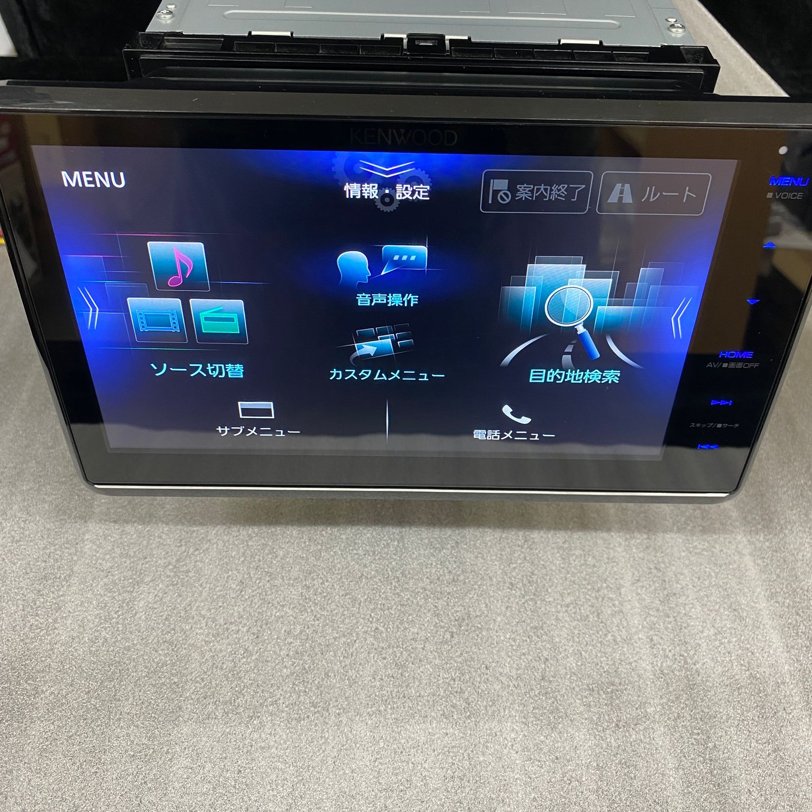 KENWOOD 彩速ナビ TYPE S MDV-S811HDF 8V型フローティングモデル 美品