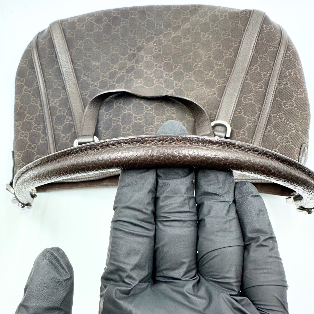 美品】Gucci アビー GGキャンバス 2WAY ショルダーバッグ - メルカリ