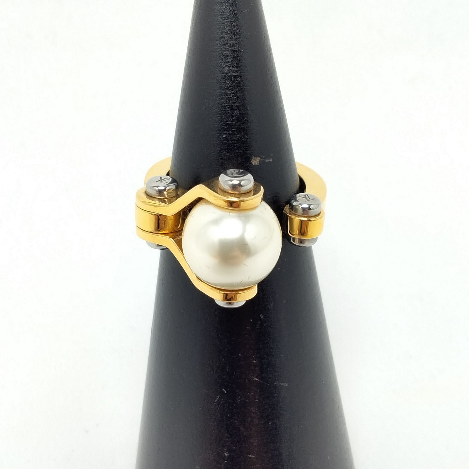 ✨LOUIS VUITTON✨ルイヴィトン リング LVスピーディ パール リング S M00200