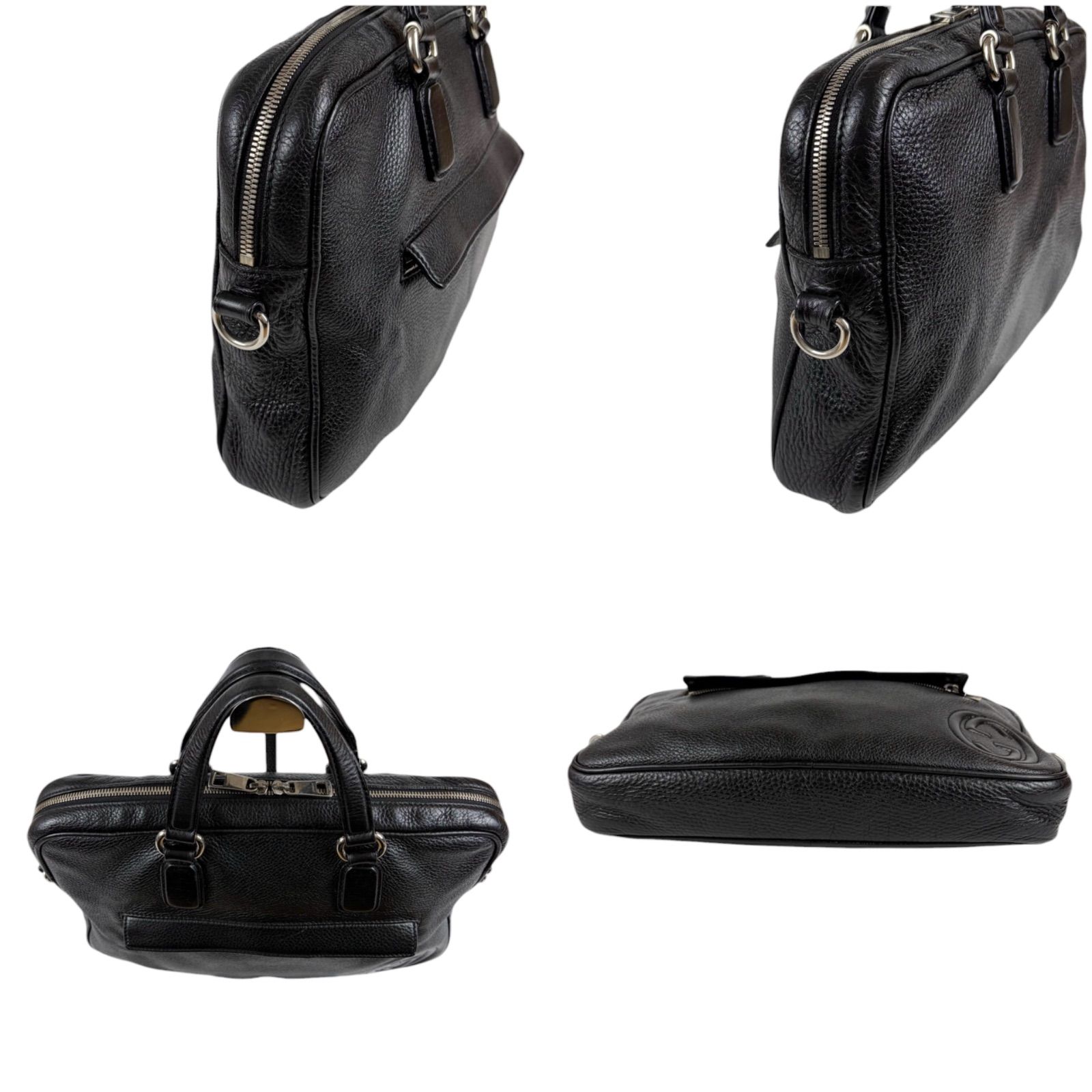 グッチ GUCCI 2WAY ソーホー ビジネスバッグ トートバッグ ショルダー 