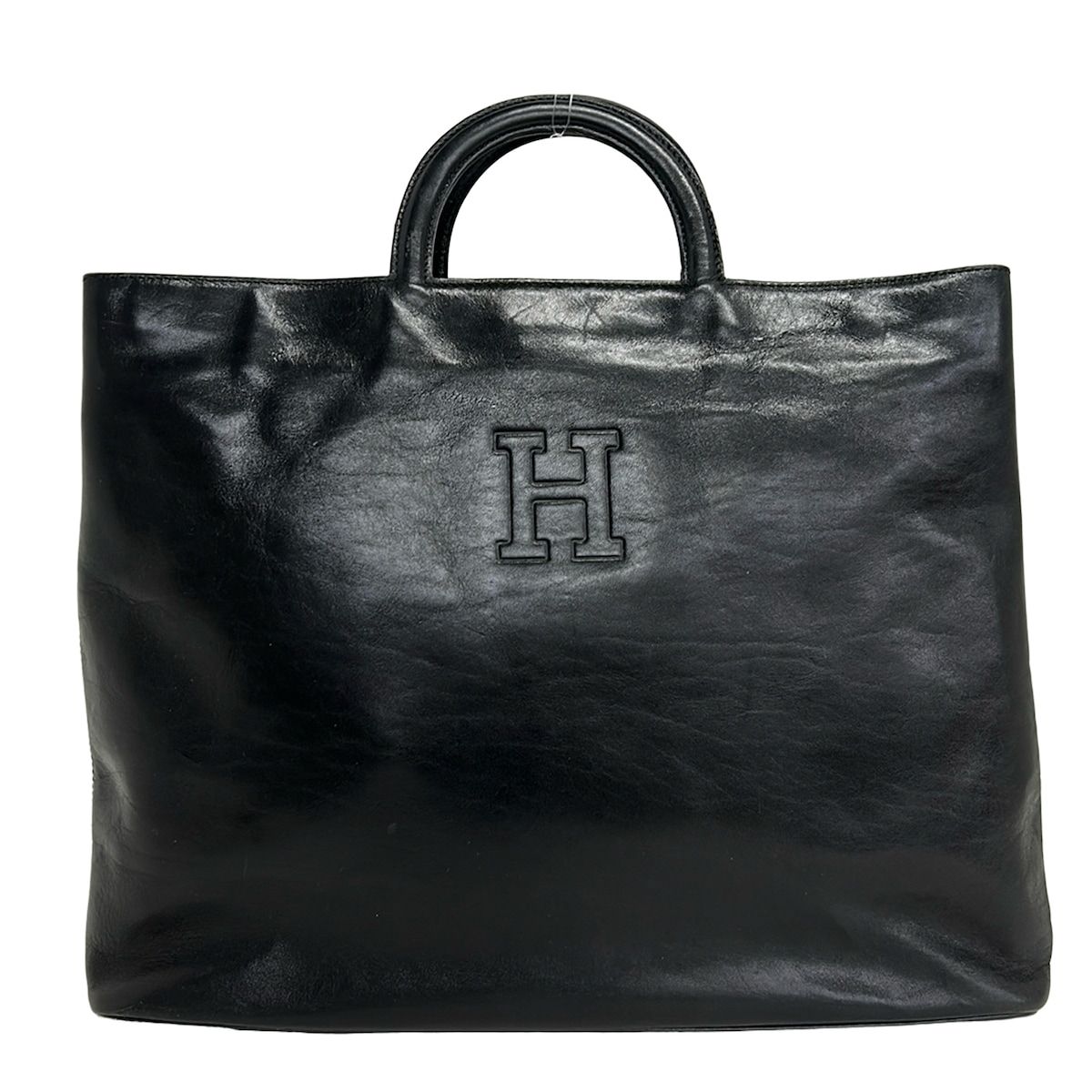 HIROFU」 トートバッグ - ブラック レディース ヒロフ HIROFU バッグ 