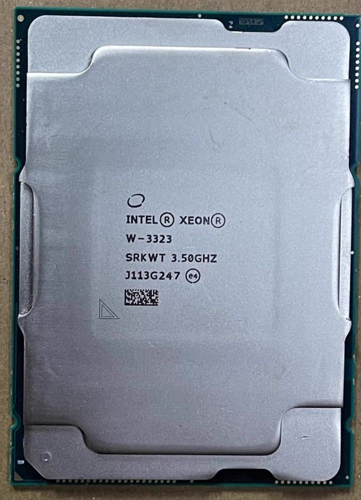 Intel Xeon W-3323 SRKWT 12C 24T 3.5GHz to 4GHz Socket 4189 Ice Lake-W 10NM 18MB 220W Jul 2021