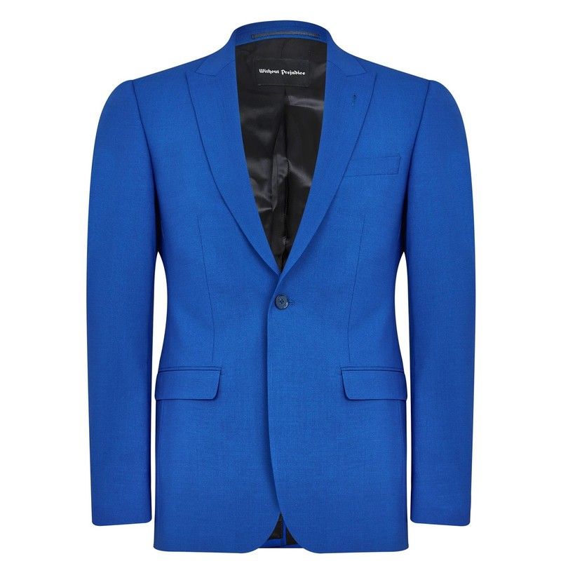 ウィズアウトプレジュデス メンズ アウター ジャケット・ブルゾン ジャケット Without Prejudice Bright Blue Perrin Suit Jacket Bright Blue
