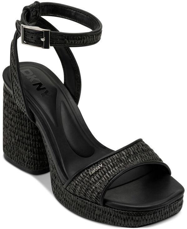ダナ キャラン ニューヨーク レディース シューズ サンダル プラットフォーム DKNY Scotia Platform Sandals Black ブラック