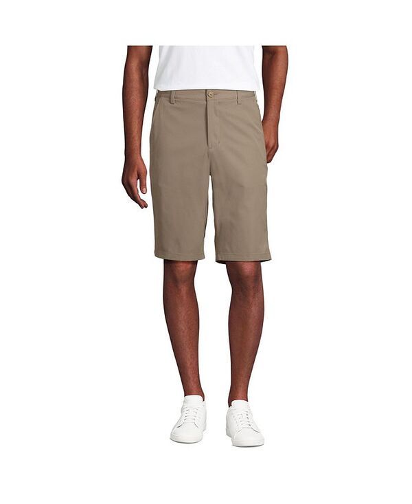 ランズエンド メンズ ボトムス ハーフパンツ・ショーツ ショートパンツ Lands End Mens Active Performance Chino Shorts Khaki カーキ