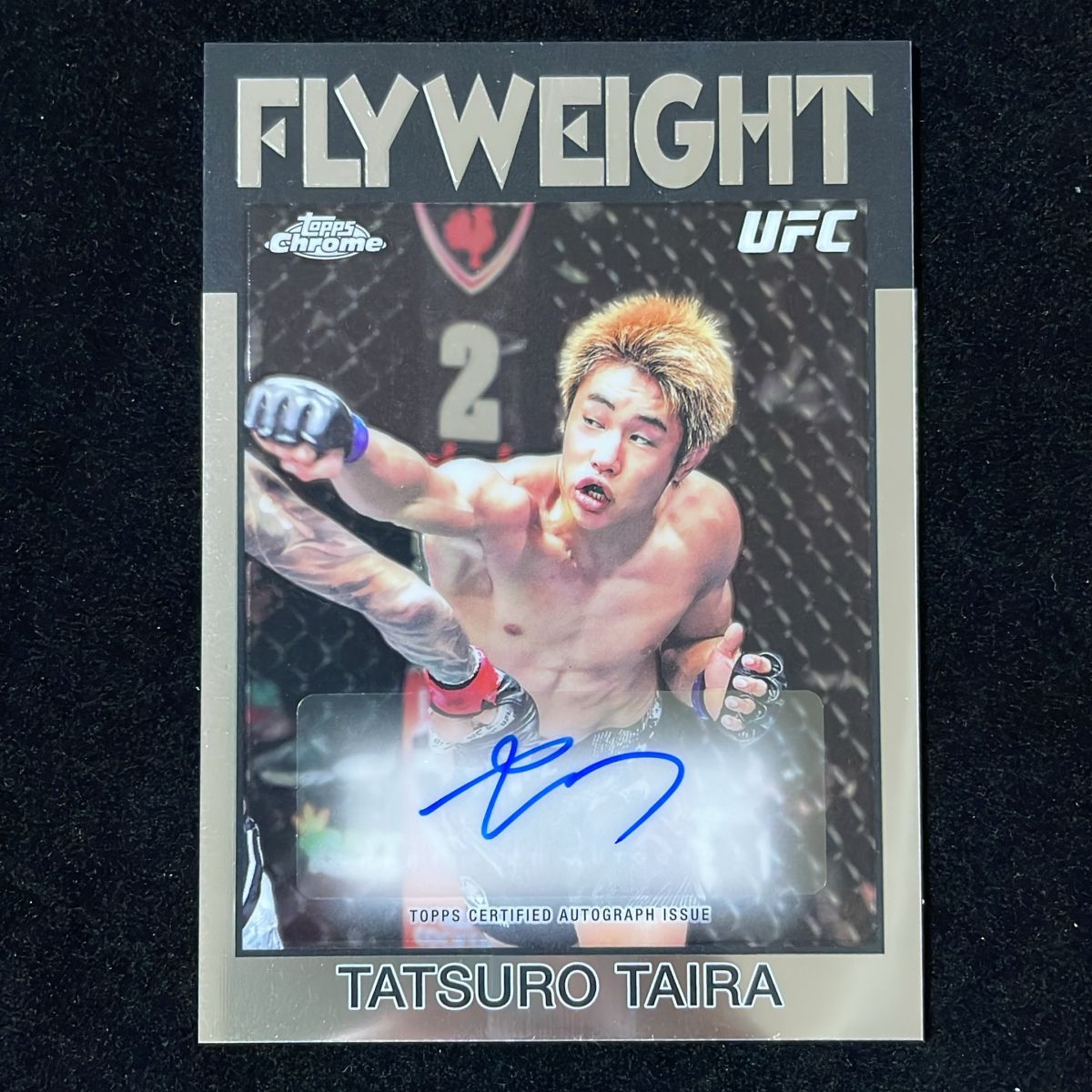 平良達郎 Tatsuro Taira Topps Chrome UFC Fly Weight 2026 Auto 直筆 サイン UFC