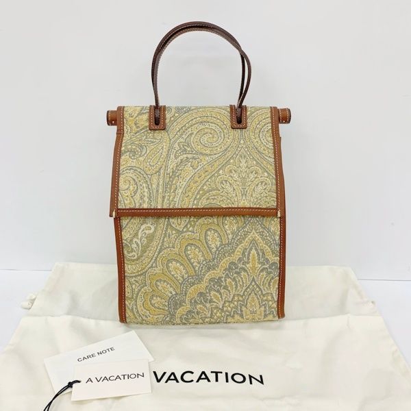 A VACATION ア バケーション LUNCH PAISLEY バッグ ハンドバッグ 鞄