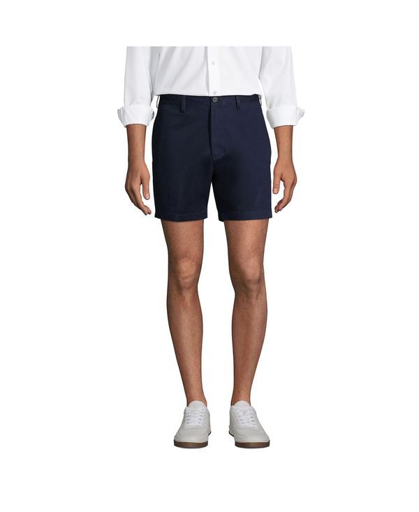 ランズエンド メンズ ボトムス ハーフパンツ・ショーツ ショートパンツ Lands End Mens Traditional Fit 6 No Iron Chino Shorts Radiant na