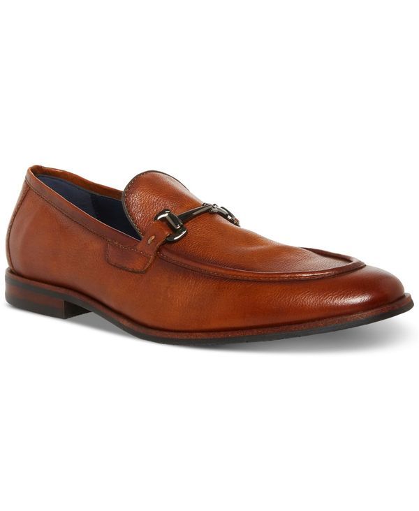 スティーブ マデン メンズ シューズ スリッポン・ローファー ローファー Steve Madden Mens Caspin Bit Dress Loafer Tan Leather タン