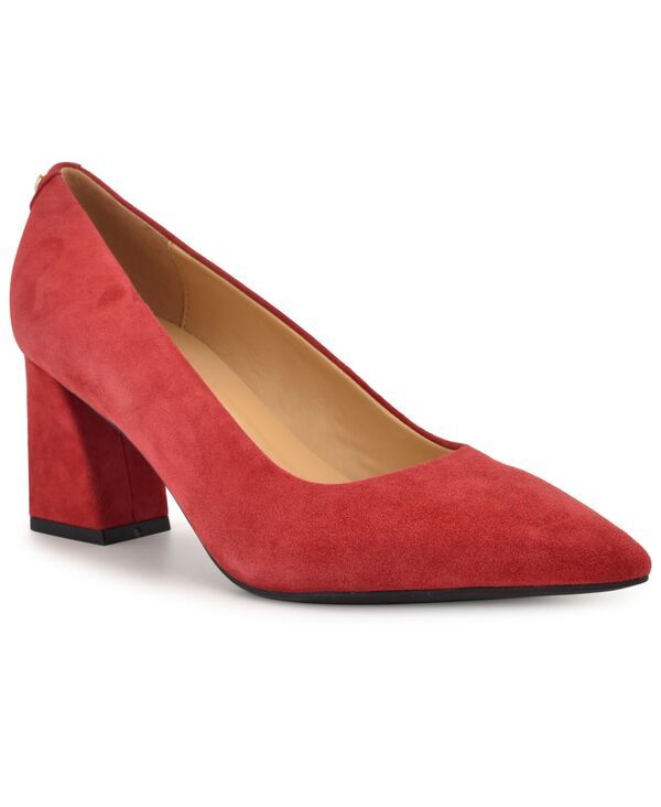 ナインウェスト レディース シューズ パンプス Nine West Womens Kalore 9X9 SlipOn Dress Pumps Red Suede レッド