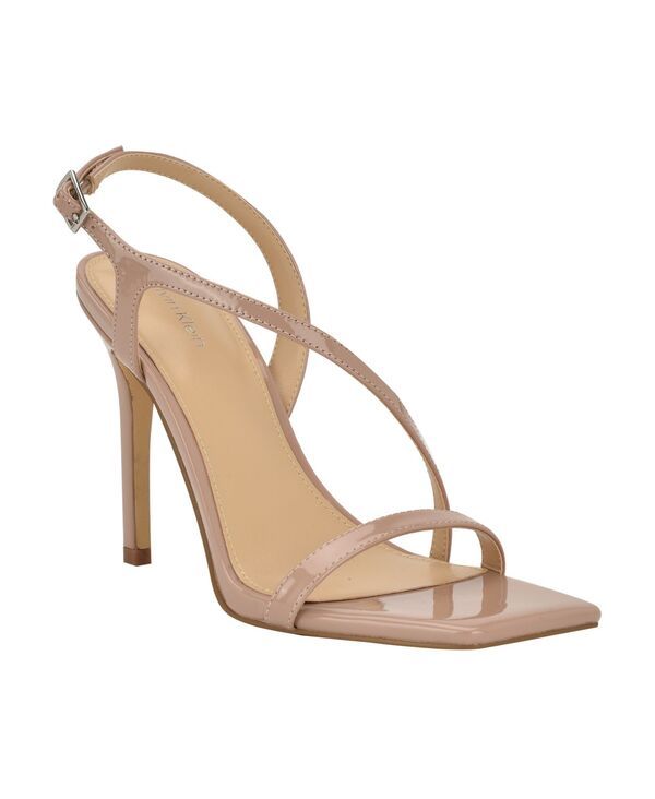 カルバンクライン レディース シューズ サンダル Calvin Klein Womens Tansley Strappy Stiletto Sandals Light Natural Patent