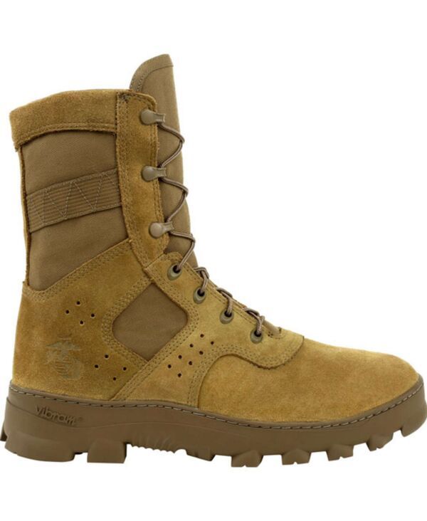 ロッキー メンズ シューズ ブーツ・レインブーツ ROCKY Mens USMC Tropical Puncturesistant Boot Coyote brown ブラウン