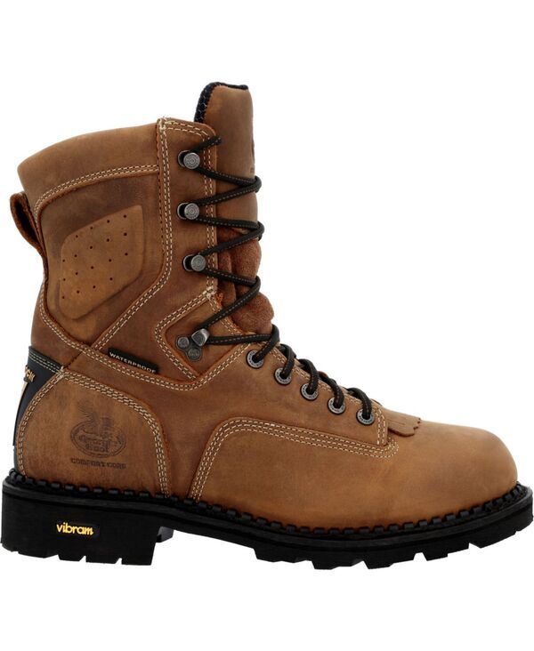 ジョージブーツ メンズ シューズ ブーツ・レインブーツ ヒール GEORGIA BOOT Mens Comfort Core Waterproof Low Heelogger Work Boot Cr