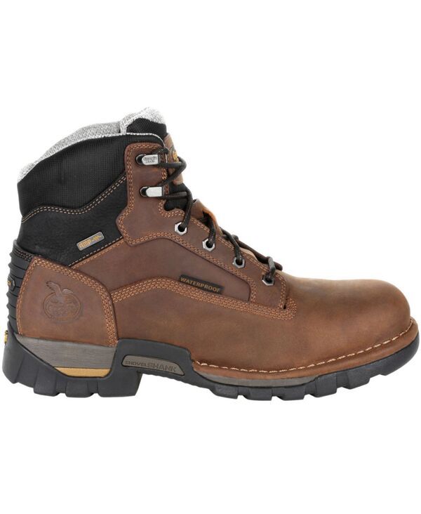 ジョージブーツ メンズ シューズ ブーツ・レインブーツ Tシャツ GEORGIA BOOT Mens Eagle One Steel Toe Waterproof Work Boot Brown ブラ
