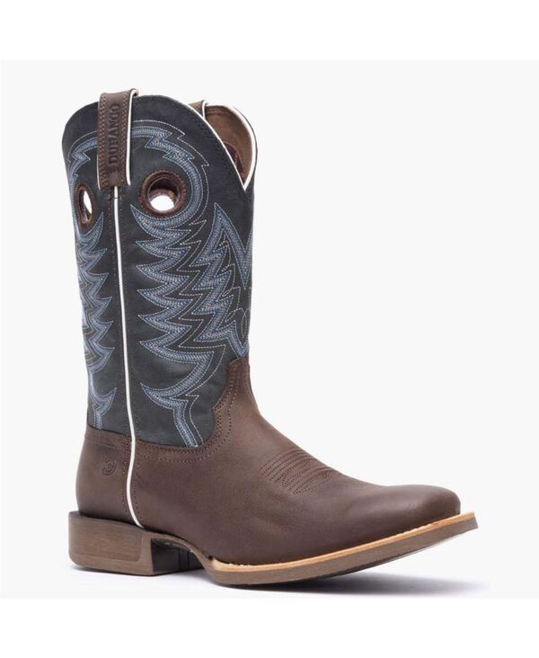 ドゥランゴ メンズ シューズ ブーツ・レインブーツ デニム Durango Mens Rebel Pro Denim Blue Western Boot Belgian brown andenim b