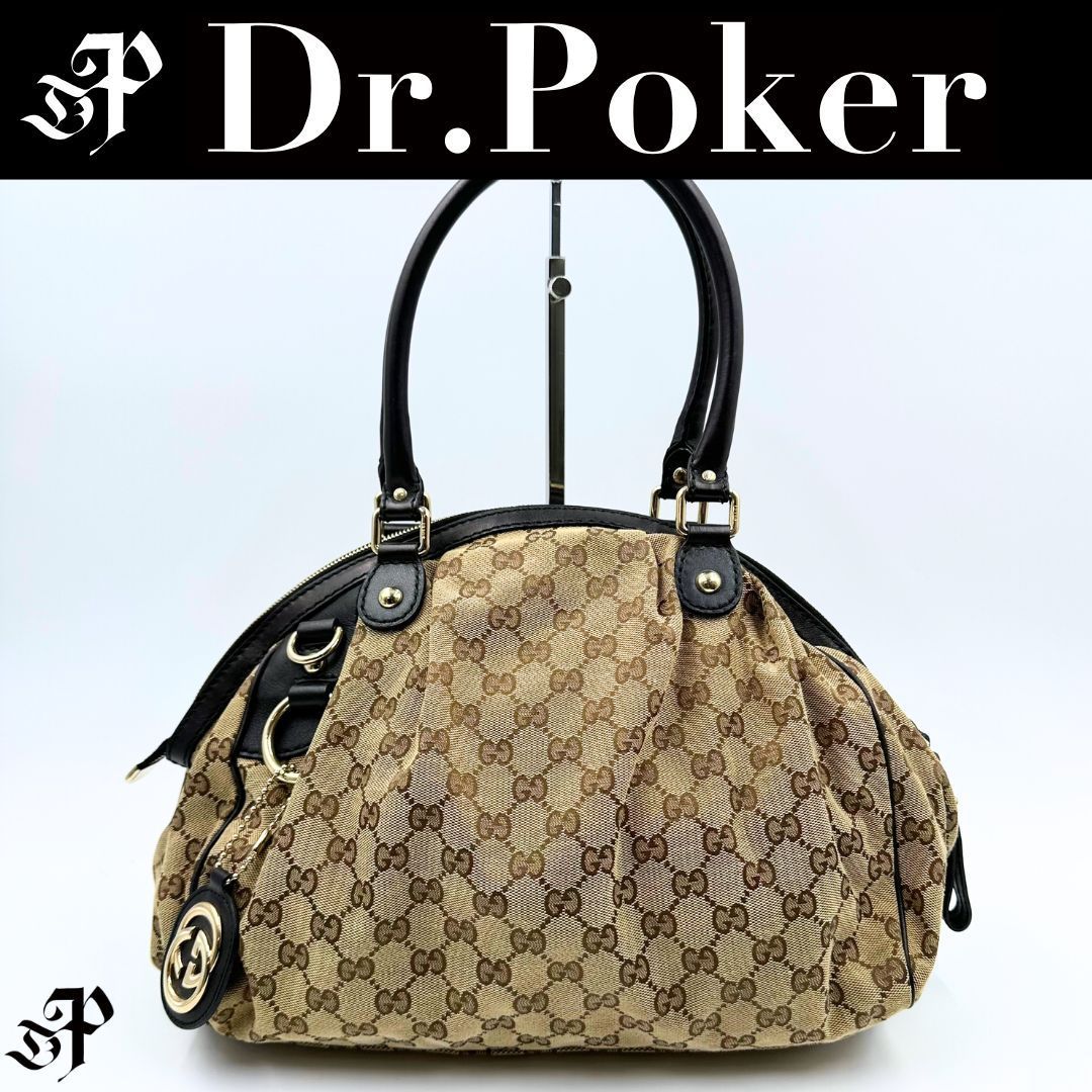 美品】Gucci スーキー GGキャンバス ハンドバッグ - メルカリ