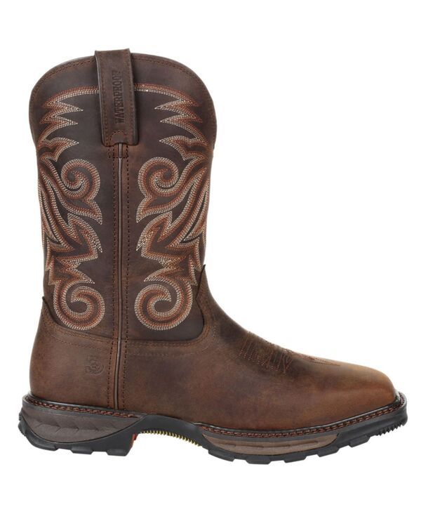 ドゥランゴ メンズ シューズ ブーツ・レインブーツ Tシャツ Durango Mens Maverick XP Steel Toe Waterproof Western Work Boot Burly