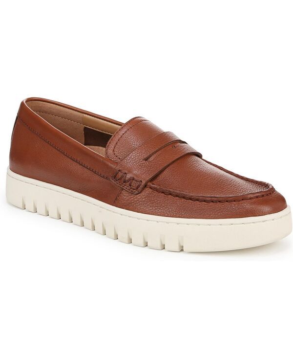 バイオニック メンズ シューズ スリッポン・ローファー Vionic Mens M Uptown Loafers Tan brown leather ブラウン