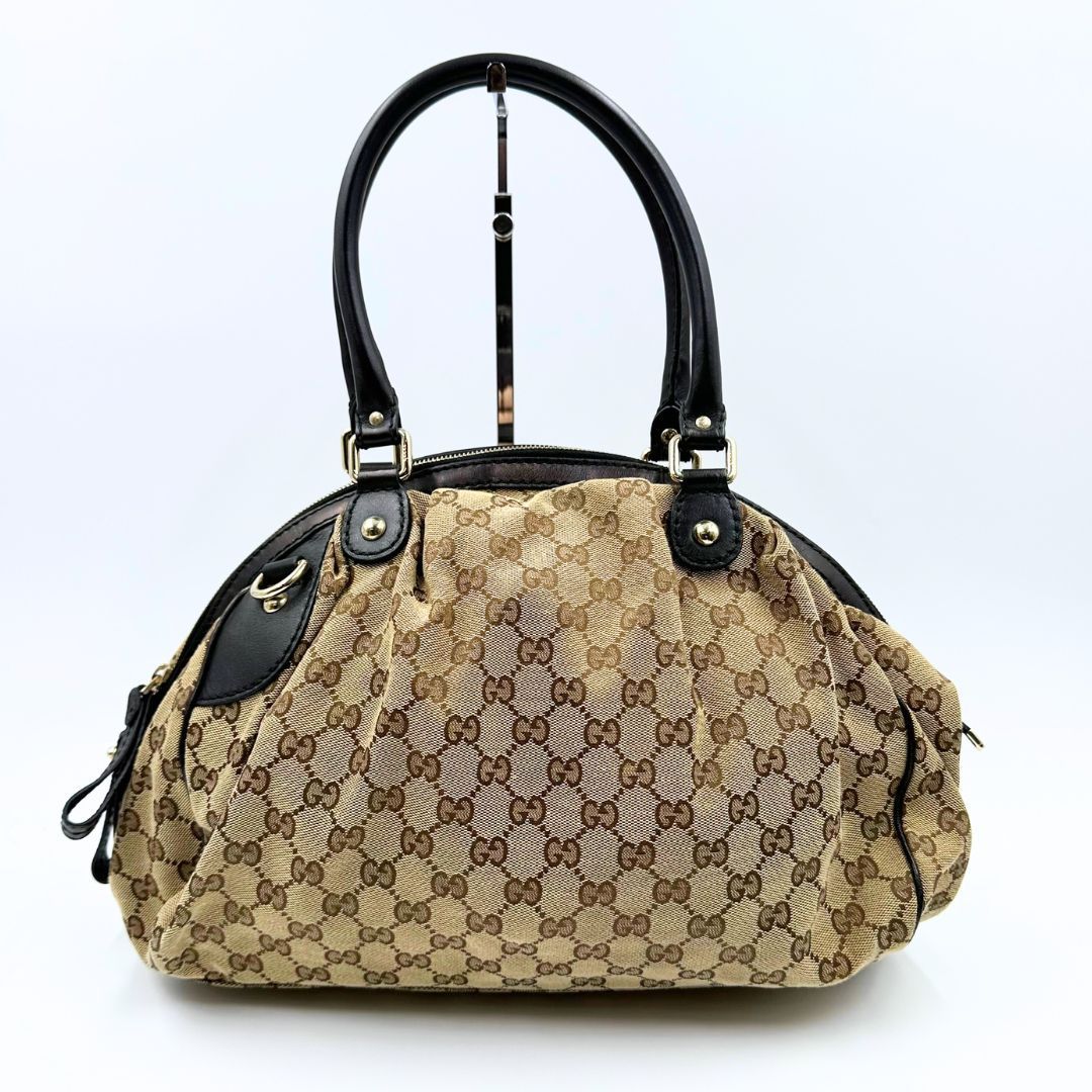 美品】Gucci スーキー GGキャンバス ハンドバッグ - メルカリ