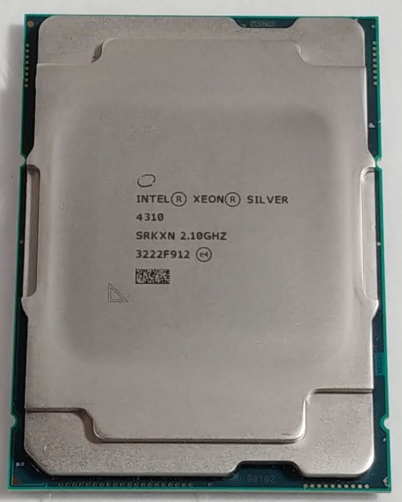 Intel Xeon Silver 4310 SRKXN 12C 24T 2.1GHz to 3.3GHz Socket 4189 Ice Lake-SP 10NM 18MB 120W Apr