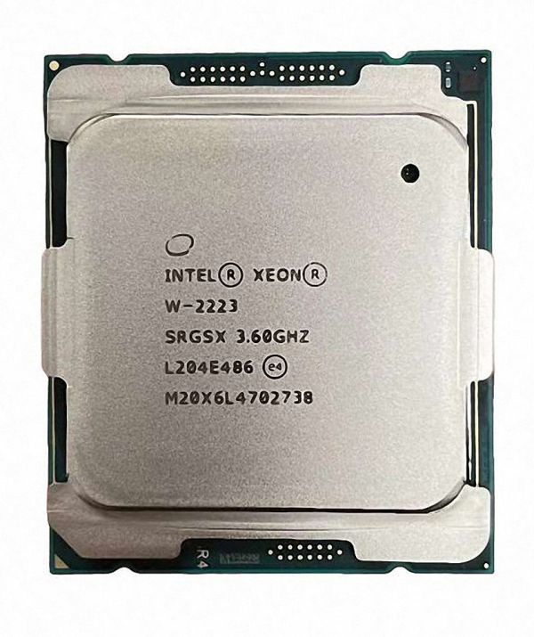 Intel Xeon W-2223 SRGSX 4C 3.6GHz to 3.9GHz LGA2066 8.25MB 120W DDR4-2666
