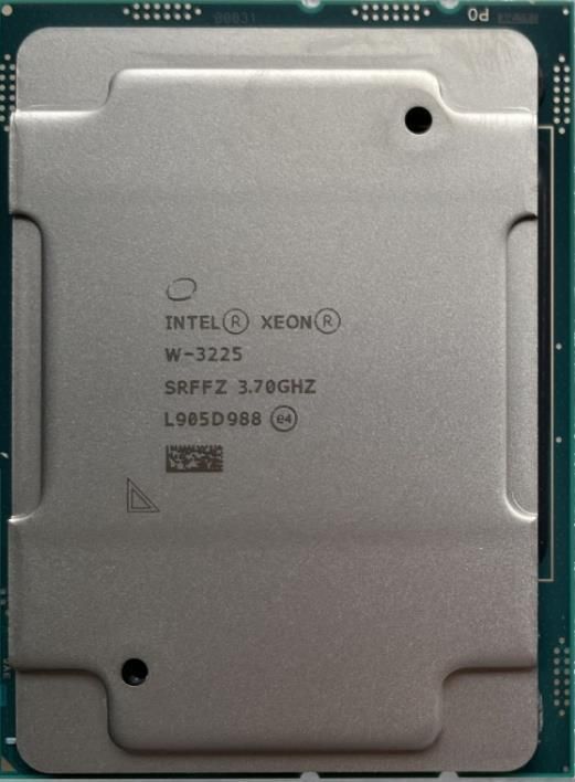 Intel Xeon W-3225 SRFFB 8C 3.7GHz to 4.3GHz/4.4GHz LGA3647 16.5MB 160W DDR4-2666