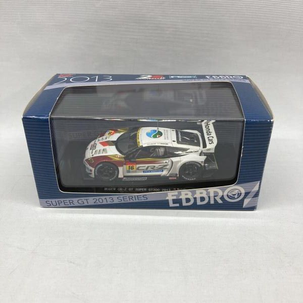 中古】エブロ 1/43 MUGEN CR-Z GT SUPER GT300 2013 No.16(ホワイト