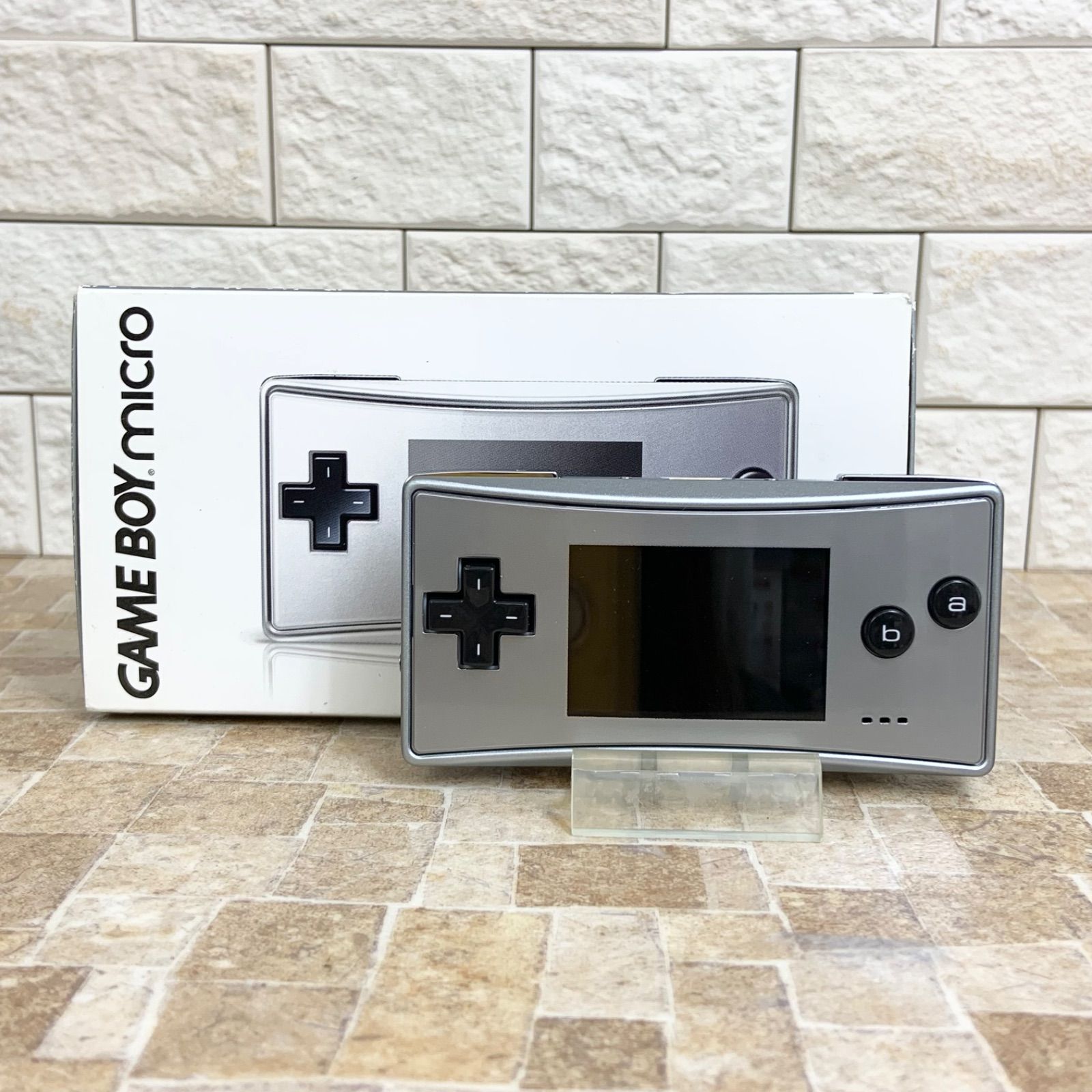 未使用に近い】希少 GAME BOY micro ゲームボーイミクロ GBm シルバー