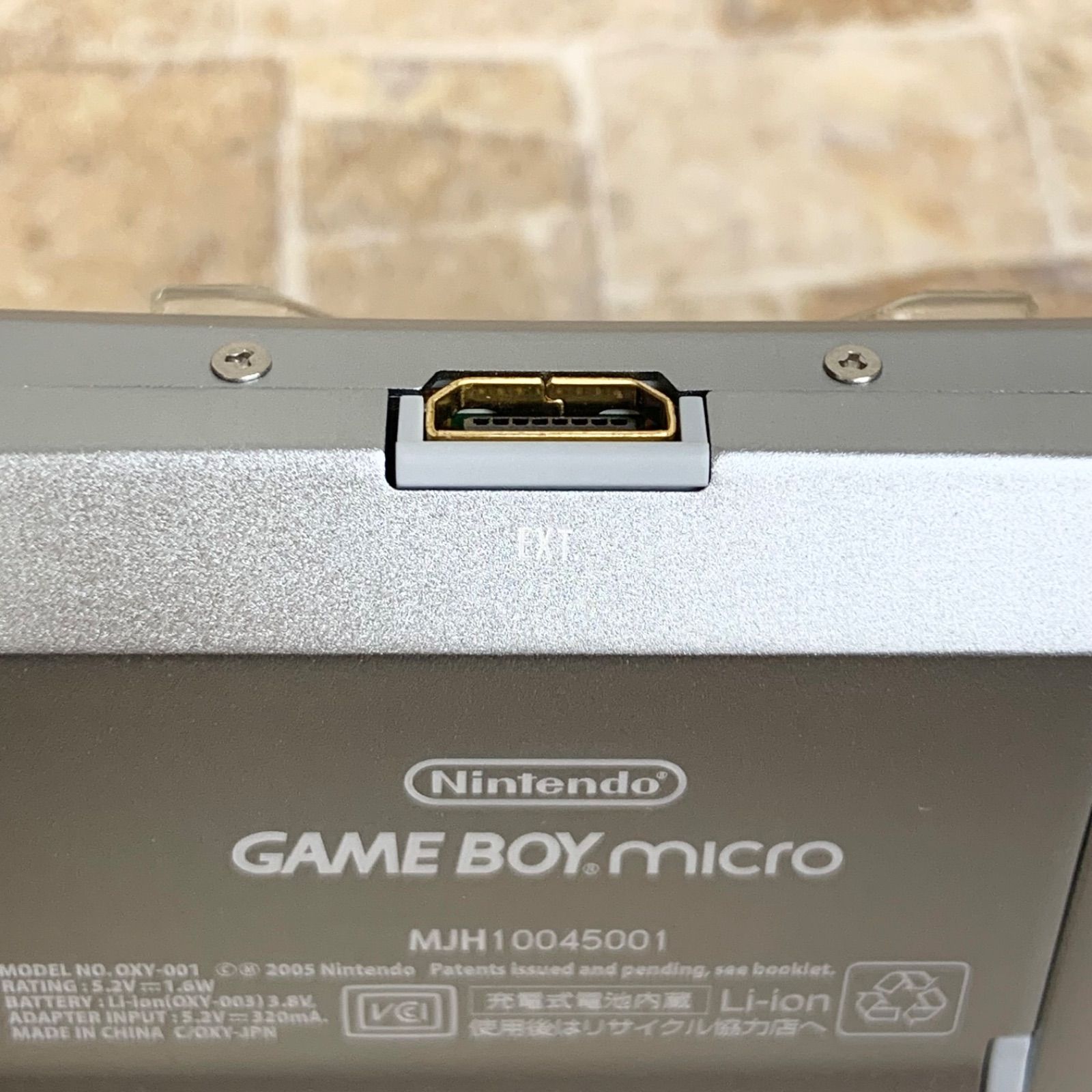 未使用に近い】希少 GAME BOY micro ゲームボーイミクロ GBm シルバー 