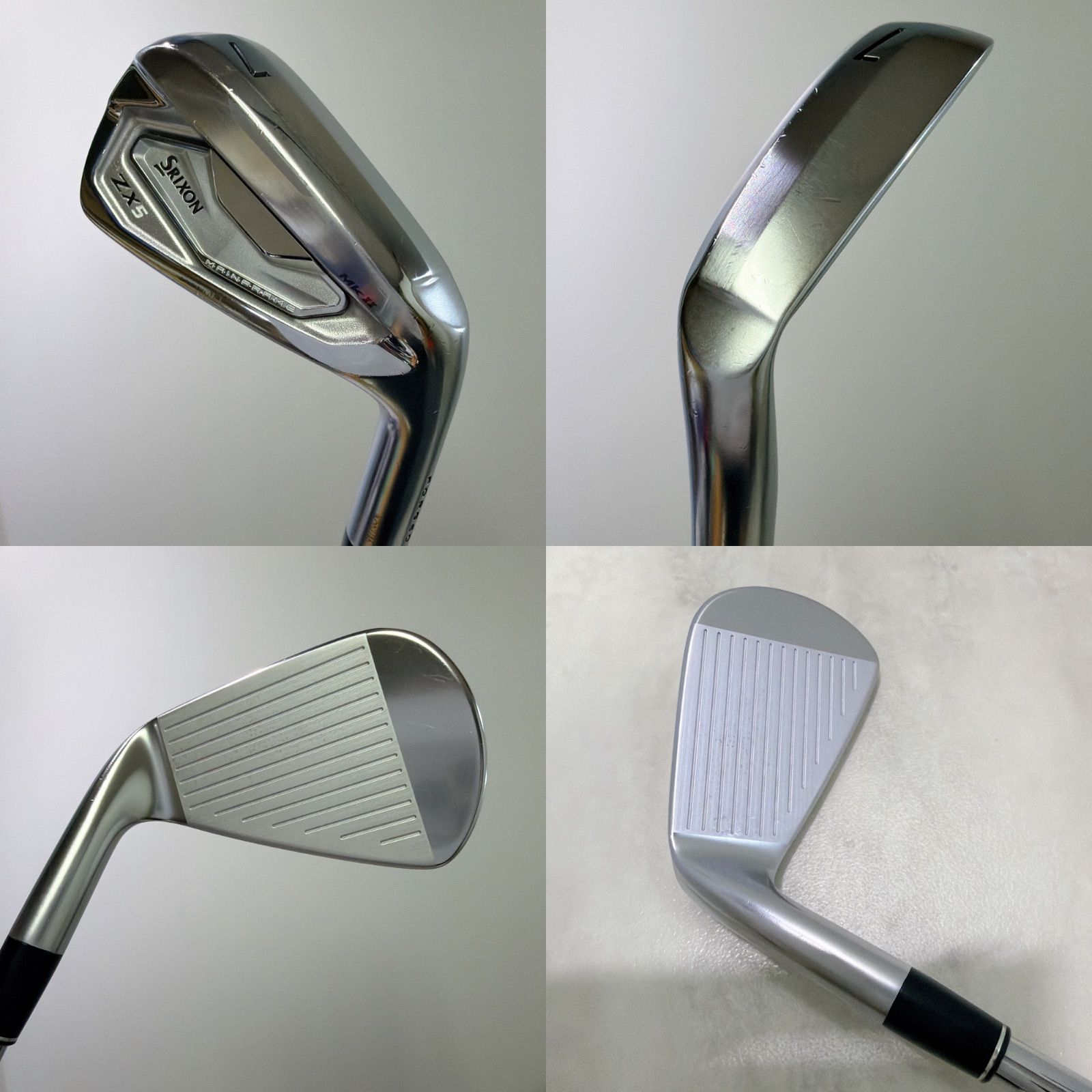 新品グリップ 美品 SRIXON ZX5 MK2 7番アイアン スチール N.S.PRO