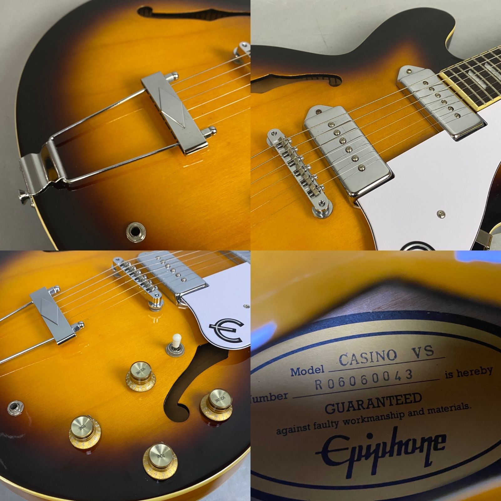 Epiphone Casino VS 2006年製 A9CSG381800 f145 - メルカリ