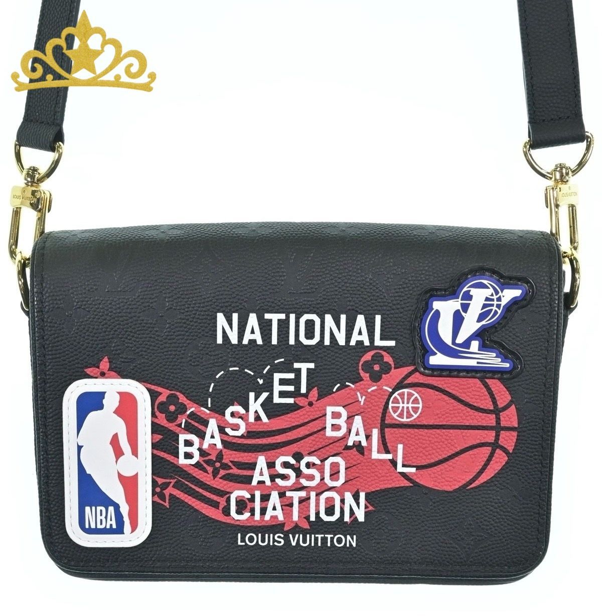 LOUIS VUITTON × NBA モノグラム アンプラント ステュディオ メッセンジャー バッグ ルイヴィトン