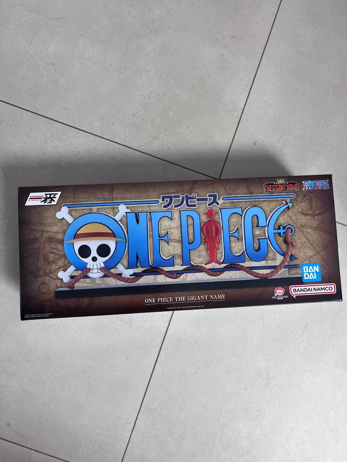 (未開封 28) ONE PIECE Giant NAME ロゴ 一番賞