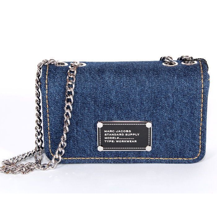 マークジェイコブス MARC JACOBS 2WAY ミニ チェーン バッグ 4S5SMN089S02 デニム/DENIM/403 チェーン クロスボディ クラッチバッグ ショルダーバッグ 斜め掛け コンパクト レディース ユニセックス【新品・本物】売れ筋