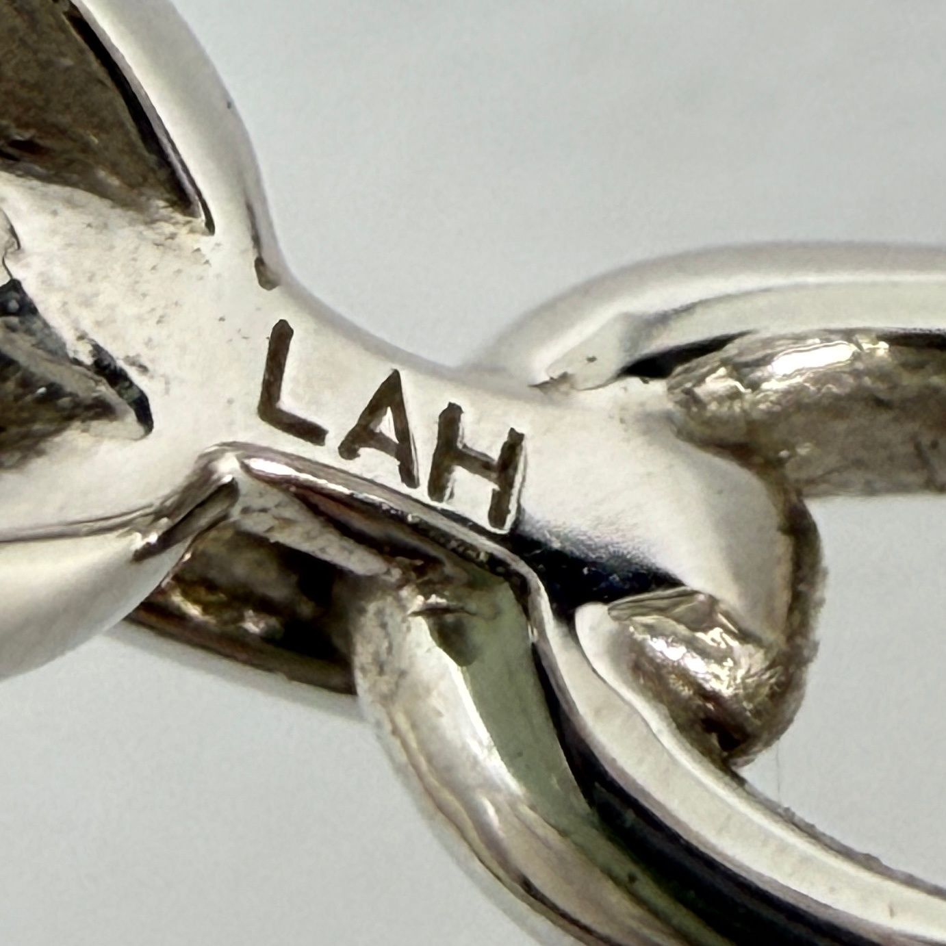 L.A.H. ヴァンドーム青山 シルバー925 アンカーチェーン リング 9号 