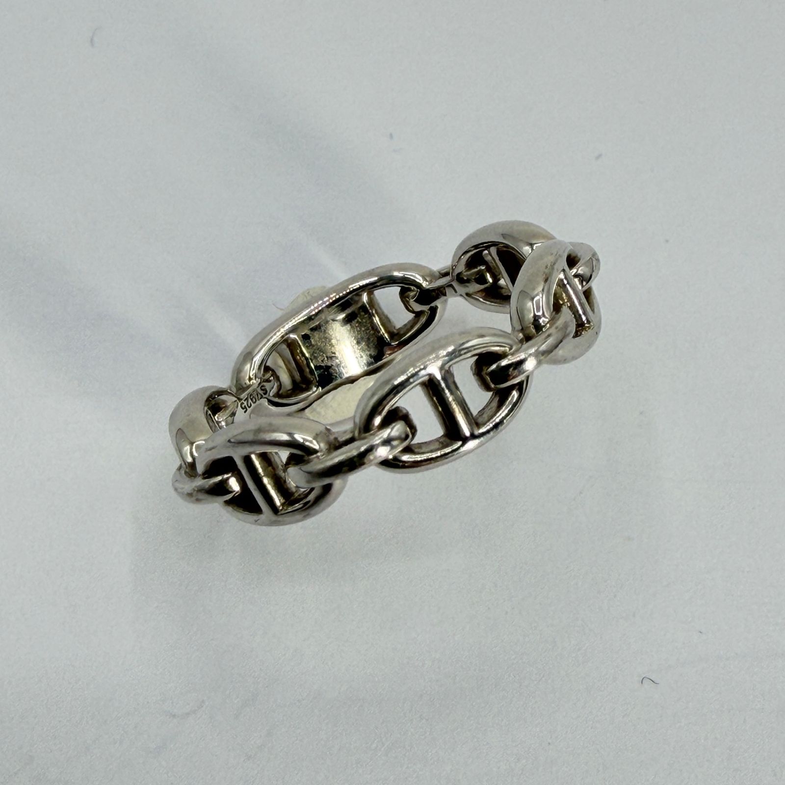 ◆感謝価格◆LAH◆ヴァンドーム青山◆シルバー925.K18リング◆ L.A.H. ヴァンドーム青山 シルバー925 アンカーチェーン リング 9号