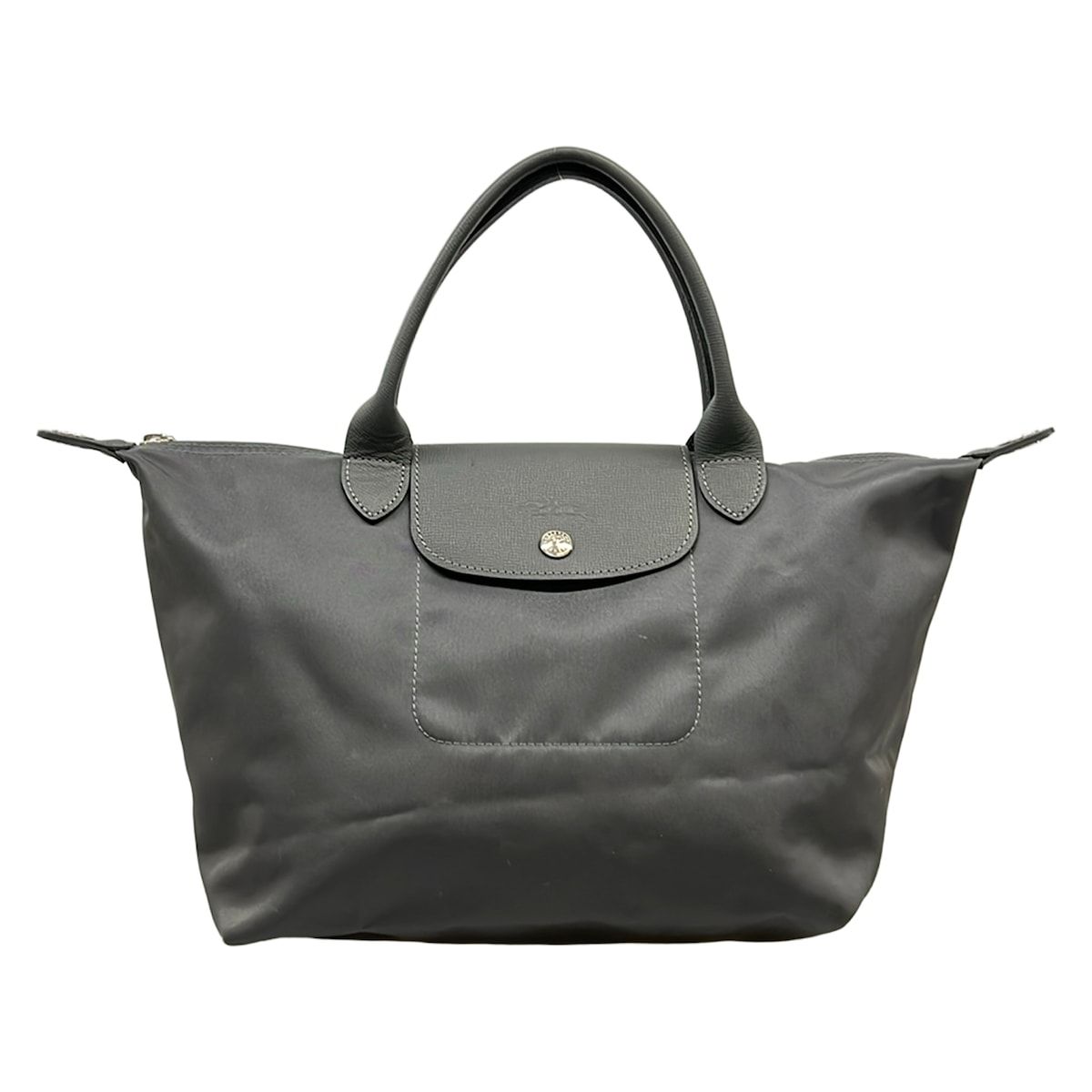 LONGCHAMP(ロンシャン) ハンドバッグ ル・プリアージュネオ グレー レザー