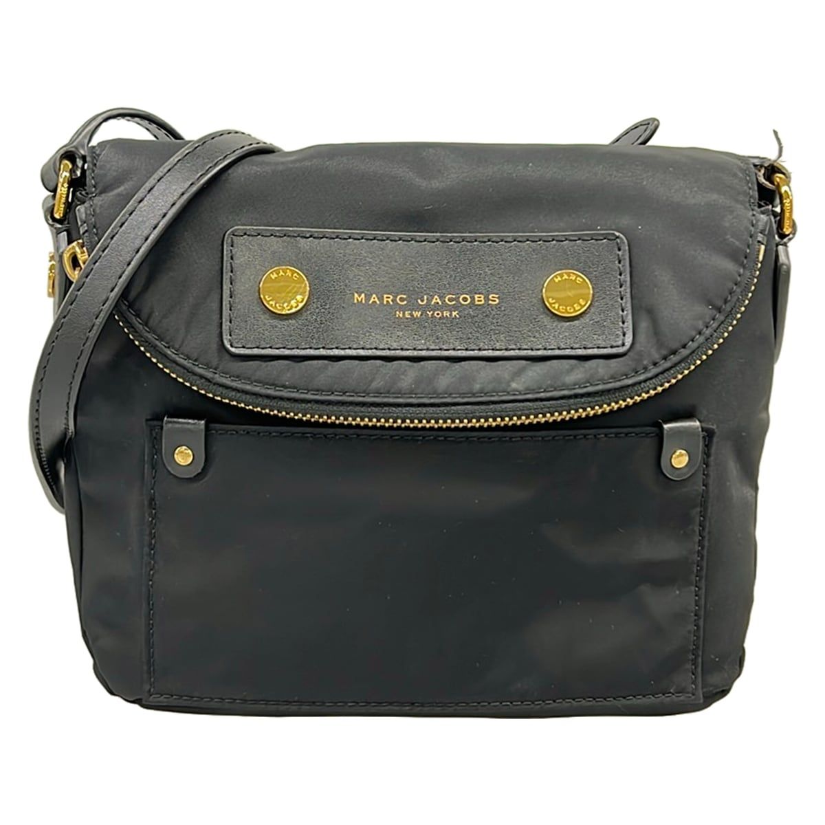 MARC JACOBS(マークジェイコブス) ショルダーバッグ - 黒 レザー