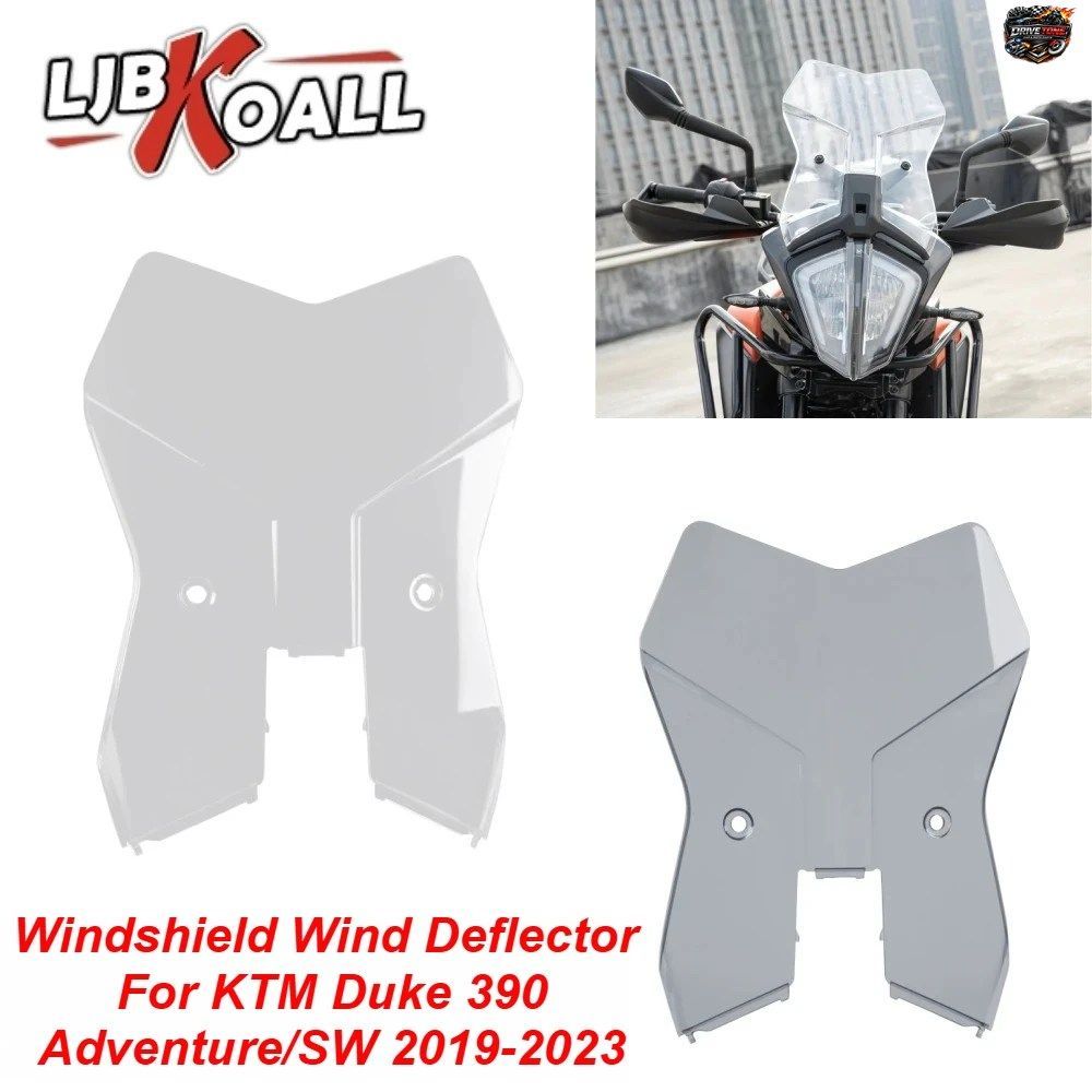 KTM DUKE 390 ADVENTURE 2019-2023用ウインドシールド、ウインドスクリーン、KTM 390 ADV SW用ウインドディフレクター、ウインドシールド保