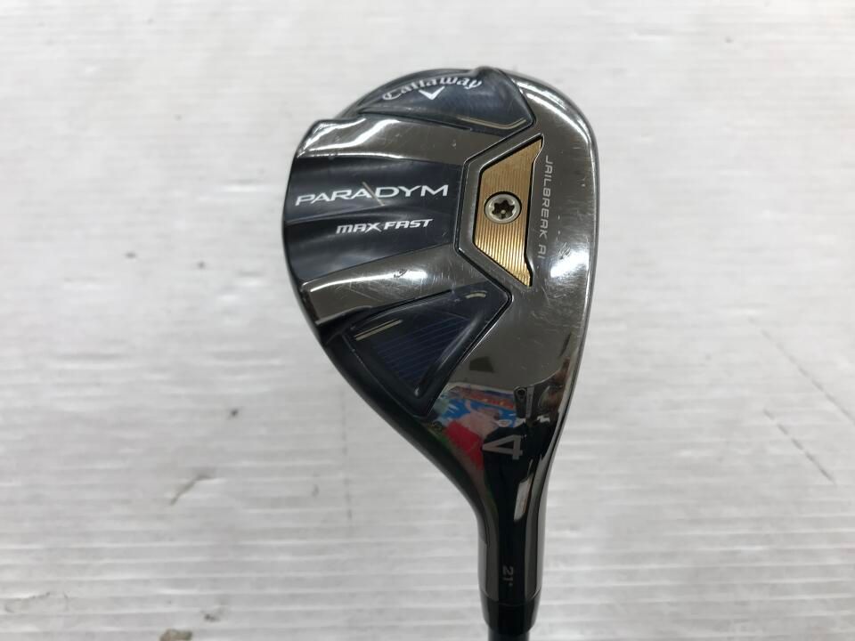 キャロウェイ　PARADYM MAX FAST　21度　SPEEDER NX 40 for Callaway(PARADYM)　SRフレックス　ユーティリティ　中古【最短即日発送】