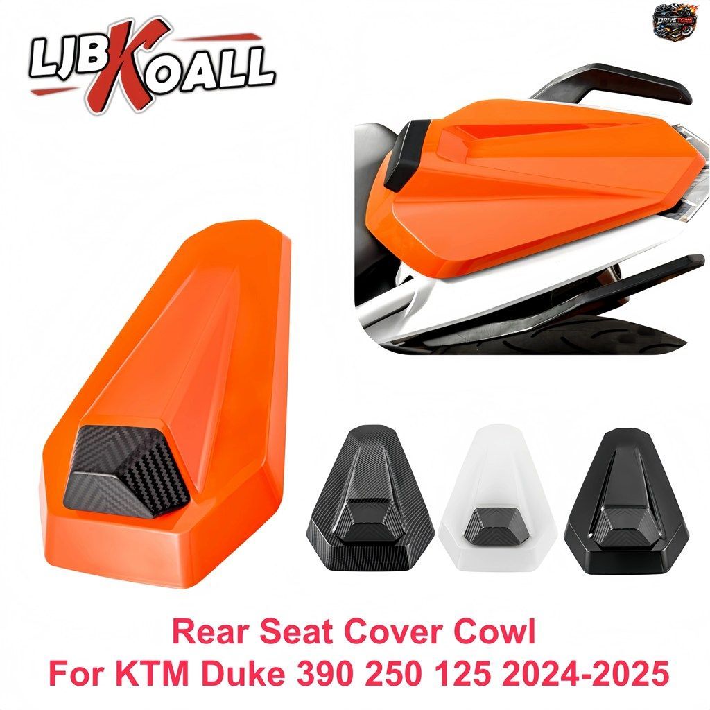 KTM DUKE 390 250 125用リアシートパッセンジャーフェアリングカバーカウル、DUKE390 DUKE 250 DUKE125用リアシートカバーキット 2024-2025