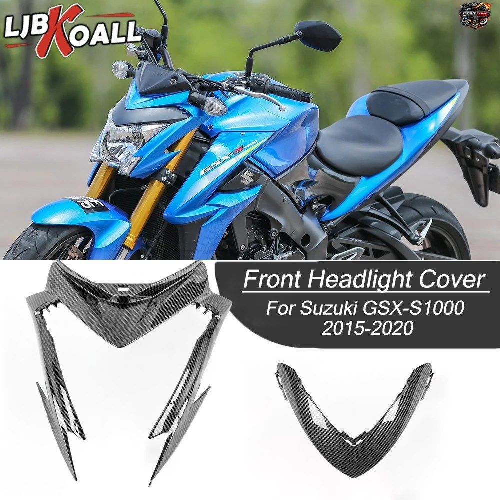 スズキ GSX-S1000 GSXS 1000 2015-2020 2018 2019 GSXS1000 用モーターサイクル アッパー フロント ノーズ ヘッドライト カバー フェアリン