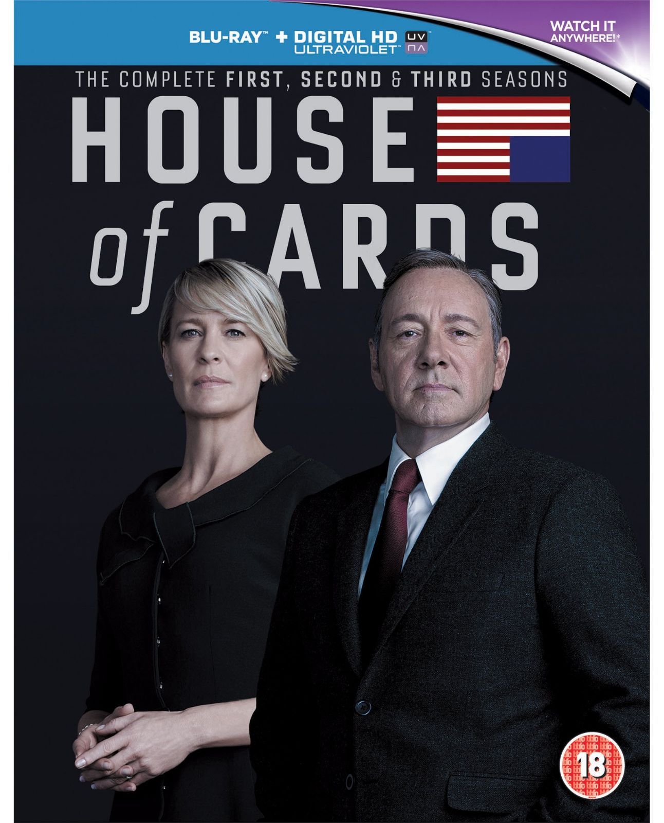 House of Cards - Season 01 / House of Cards - Season 02 / House of Cards - Season 03 - Set [Blu-ray]