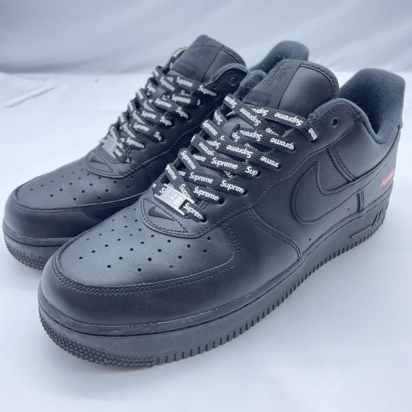 【中古】NIKE×Supreme AIR FORCE 1 LOW SP サイズ27cm ブラック ナイキ シュプリーム CU9225-001[19][240019535536] 中古】NIKE×Supreme AIR FORCE 1 LOW SP サイズ27cm ブラック ナイキ