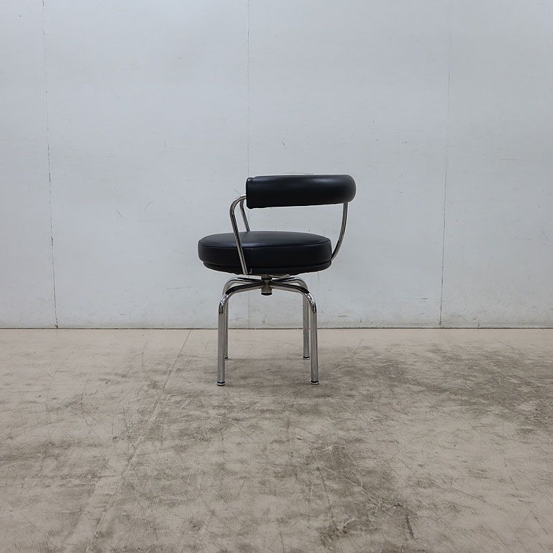 Cassina/OLC7 スウィベルチェアル・ コルビュジエ 二脚セット ◇展示美品◇ Cassina カッシーナ LC7/フォートゥイユ トゥルナン