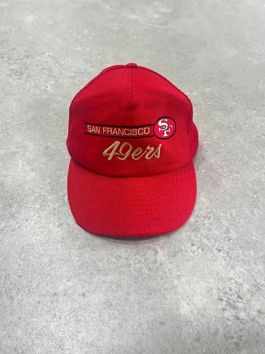 90s San Fransisco 49ers メッシュ トラッカーキャップ