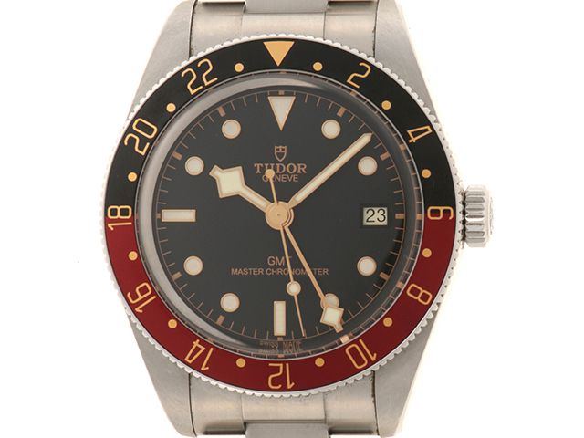 TUDOR チュードル ブラックベイ58 GMT 7939G1A0NRU-0001 腕時計 ステンレススチール ブラック文字盤 自動巻き メンズ【中古】472