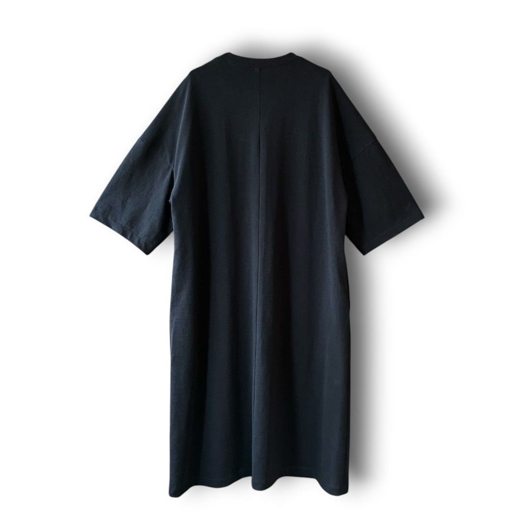 黒留袖パッチワークフラワーTシャツワンピース 一点物｜着物リメイク