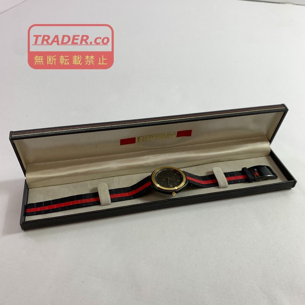 04w7157▽※【中古】メンズ腕時計 クォーツ フェラーリ Ferrari SWISS MADE 稼働品【八王子店】